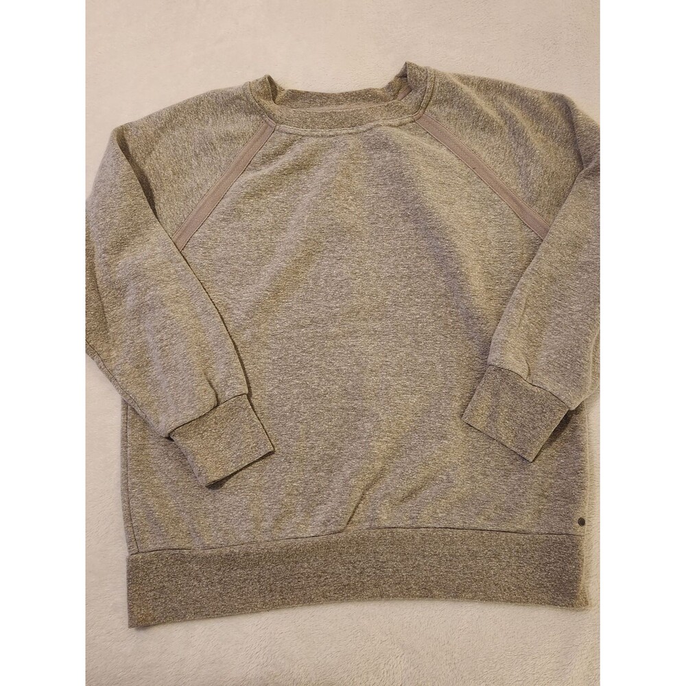 PrAna Women's Heather Oatmeal Crewneck Sweatshirt